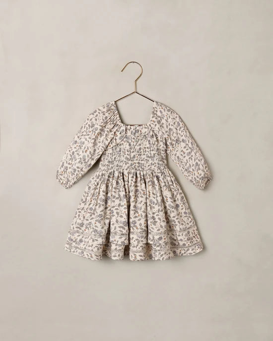 Elodie Dress || Blue Garden by Noralee
