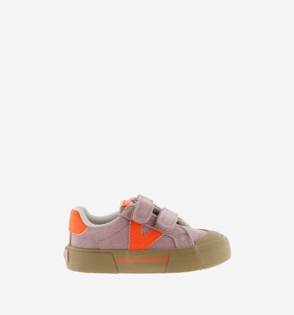 Tribu Wide Fit Split Leather + Contrast- Nude by Victoria