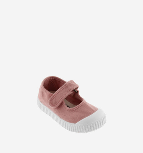 Drec Canvas Mary Jane- Nude by Victoria Shoes