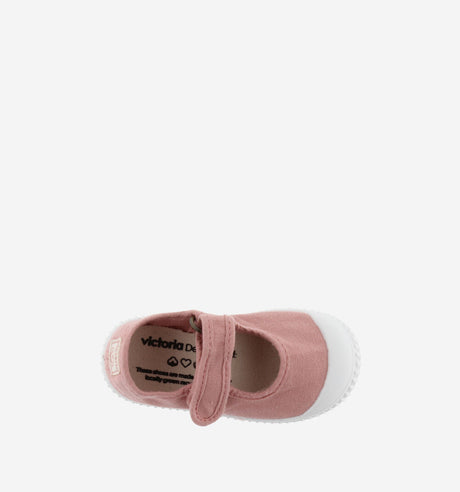 Drec Canvas Mary Jane- Nude by Victoria Shoes