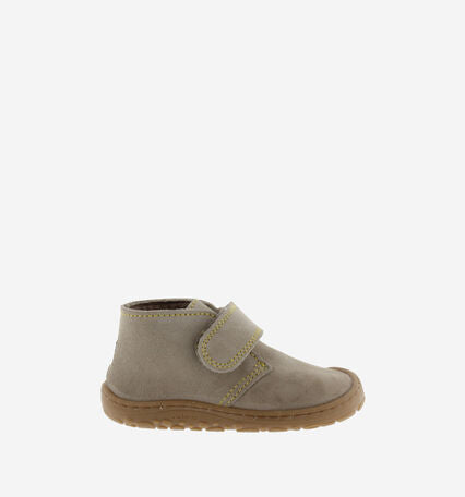Bosco Barefoot Strap Suede Ankle Boot- Taupe by Victoria