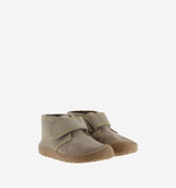 Bosco Barefoot Strap Suede Ankle Boot- Taupe by Victoria