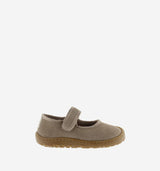 Bosco Strap Barefoot Suede Mary Jane- Taupe by Victoria