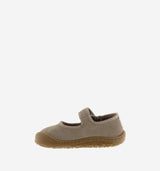 Bosco Strap Barefoot Suede Mary Jane- Taupe by Victoria