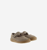 Bosco Strap Barefoot Suede Mary Jane- Taupe by Victoria