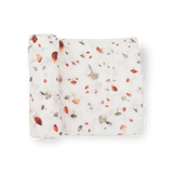 Cotton Muslin Swaddle Blanket - Mushrooms by Little Unicorn