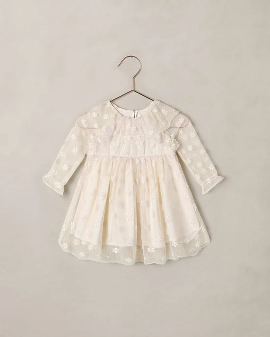 Celine Dress || Embroidered Daisy by Noralee