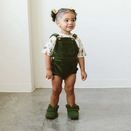 Sherpa Baby Stay-On Boots - Spruce by goumikids