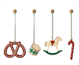 Metal Ornament Set - Peter's Christmas, Green by Maileg