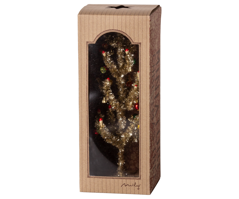 Christmas tree, Gold - Red and green decoration by Maileg