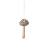 Mushroom ornament, Winter flower - Green by Maileg