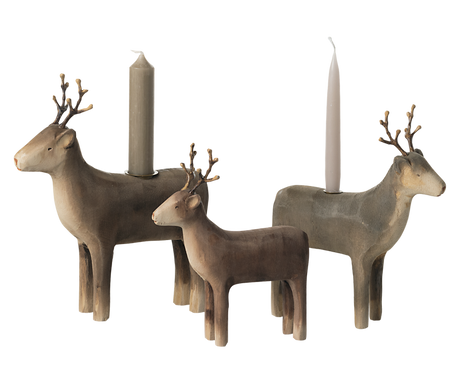 Candle Holder, Small Reindeer by Maileg