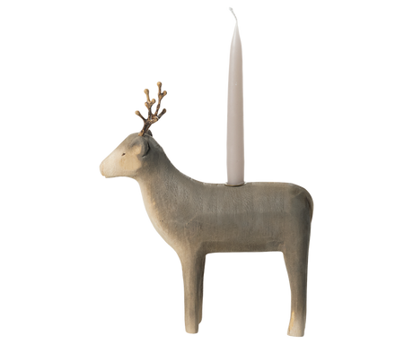 Candle holder, Medium reindeer by Maileg
