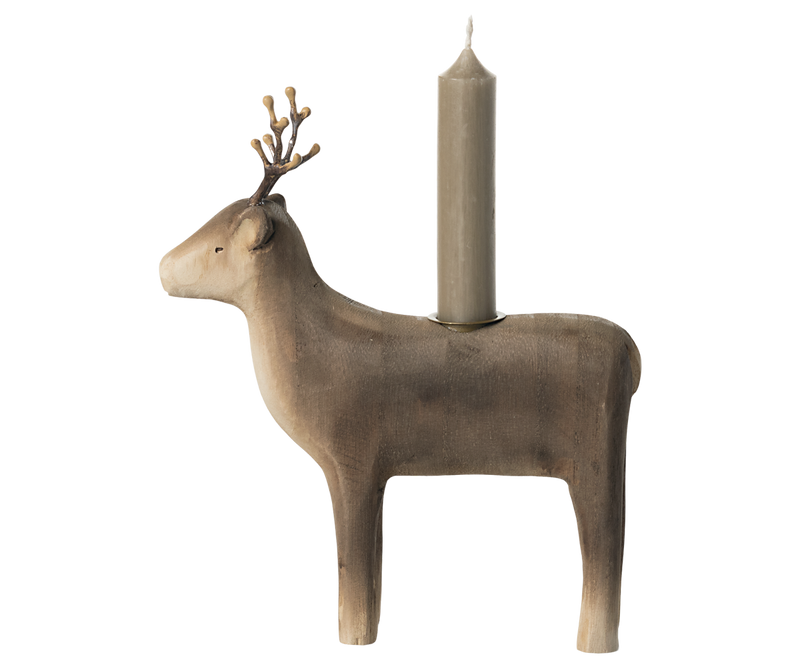 Candle holder, Large reindeer by Maileg