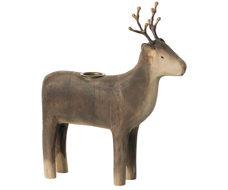 Candle holder, Large reindeer by Maileg