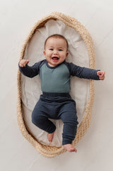 Baby Boy Pocket Pants- Nightfall Blue by Babysprouts