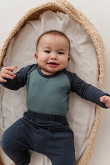 Long Sleeve Raglan Bodysuit- Nightfall by Babysprouts