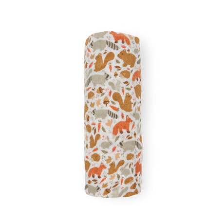 Cotton Muslin Swaddle Blanket - Fall Friends by Little Unicorn