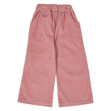 Corduroy Wide Leg Pants- Nostalgia Rose by Musli