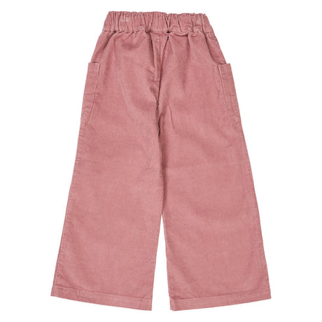 Corduroy Wide Leg Pants- Nostalgia Rose by Musli