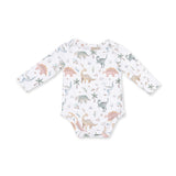 Long Sleeve Bodysuit- Sweet Baby Dinos by Angel Dear