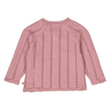 Pointelle Knit Cardigan- Nostalgia Rose by Musli