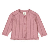 Pointelle Knit Cardigan- Nostalgia Rose by Musli