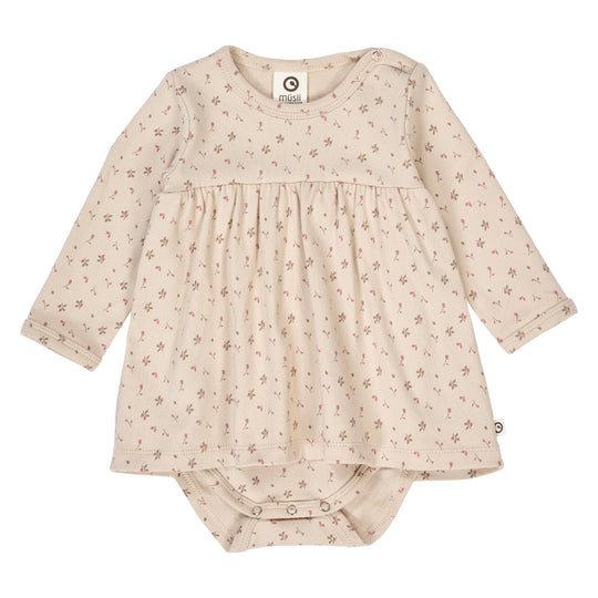 Aster Rib Floral Printed Dress Body by Musli