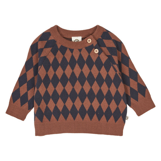 Harlequin Knit Sweater by Musli