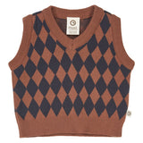 Harlequin Knit Vest by Musli