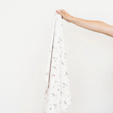 Minky Stretch Mini Blanket- Secret Garden by Saranoni