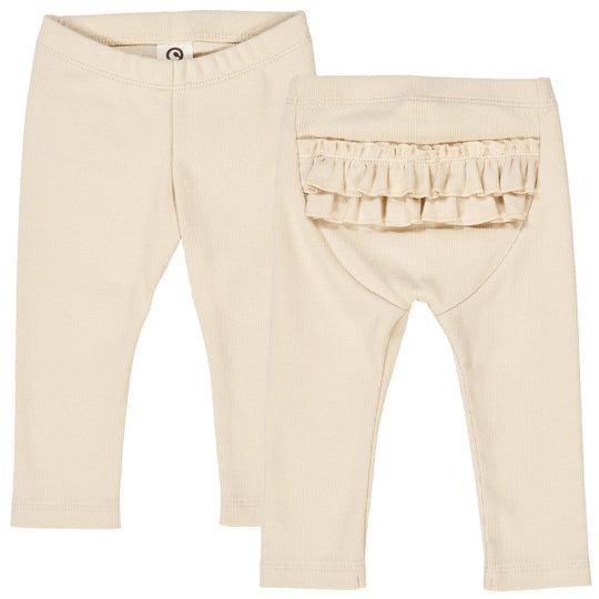 Cozy Me Frill Leggings- Oak by Musli