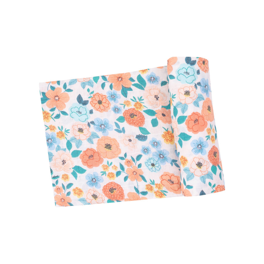Swaddle Blanket - Flower Cart by Angel Dear