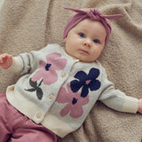 Zinnia Floral Knit Cardigan by Musli