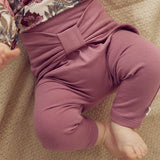 Cozy Me Sweat Bow Pants- Nostalgia Rose by Musli