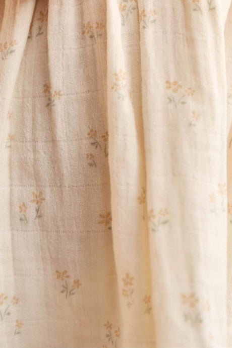 Organic Cotton Muslin Noelle Hat - Pauline Chamomile by Jamie Kay