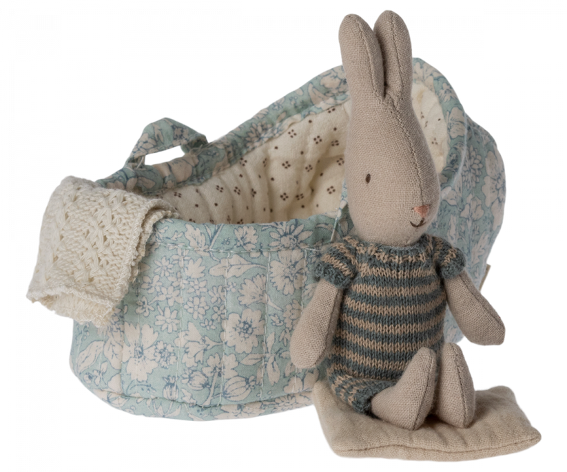 Rabbit in Carry Cot - Micro by Maileg