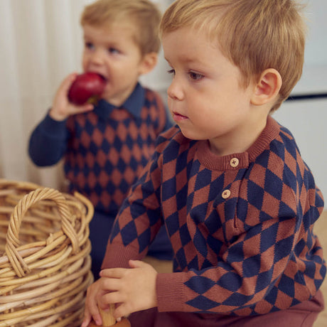 Harlequin Knit Sweater by Musli