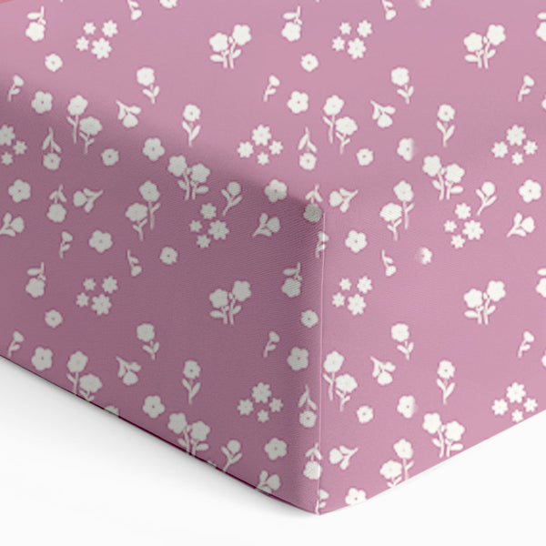 Crib Sheet - Mini Floral by gunamuna