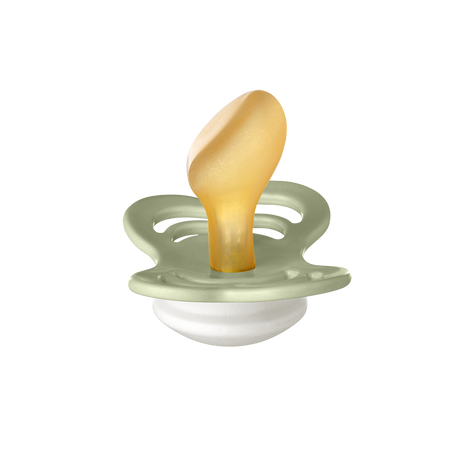 Couture GLOW Pacifiers 2 Pk- Sage/Cloud by Bibs