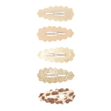 Leopard Scalloped Mini Clips by Mimi & Lula