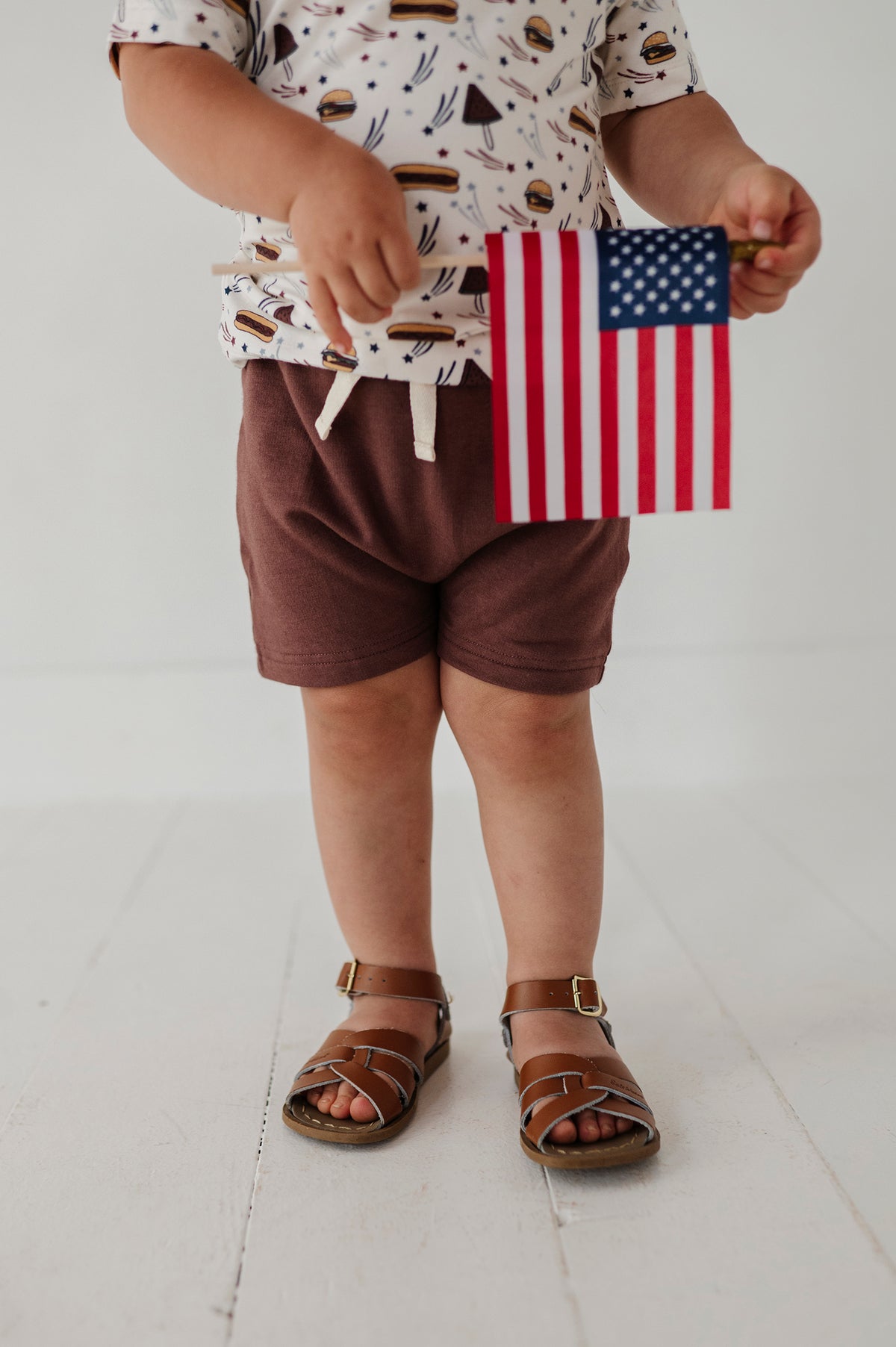 Harem Shorts- Burgundy by Babysprouts