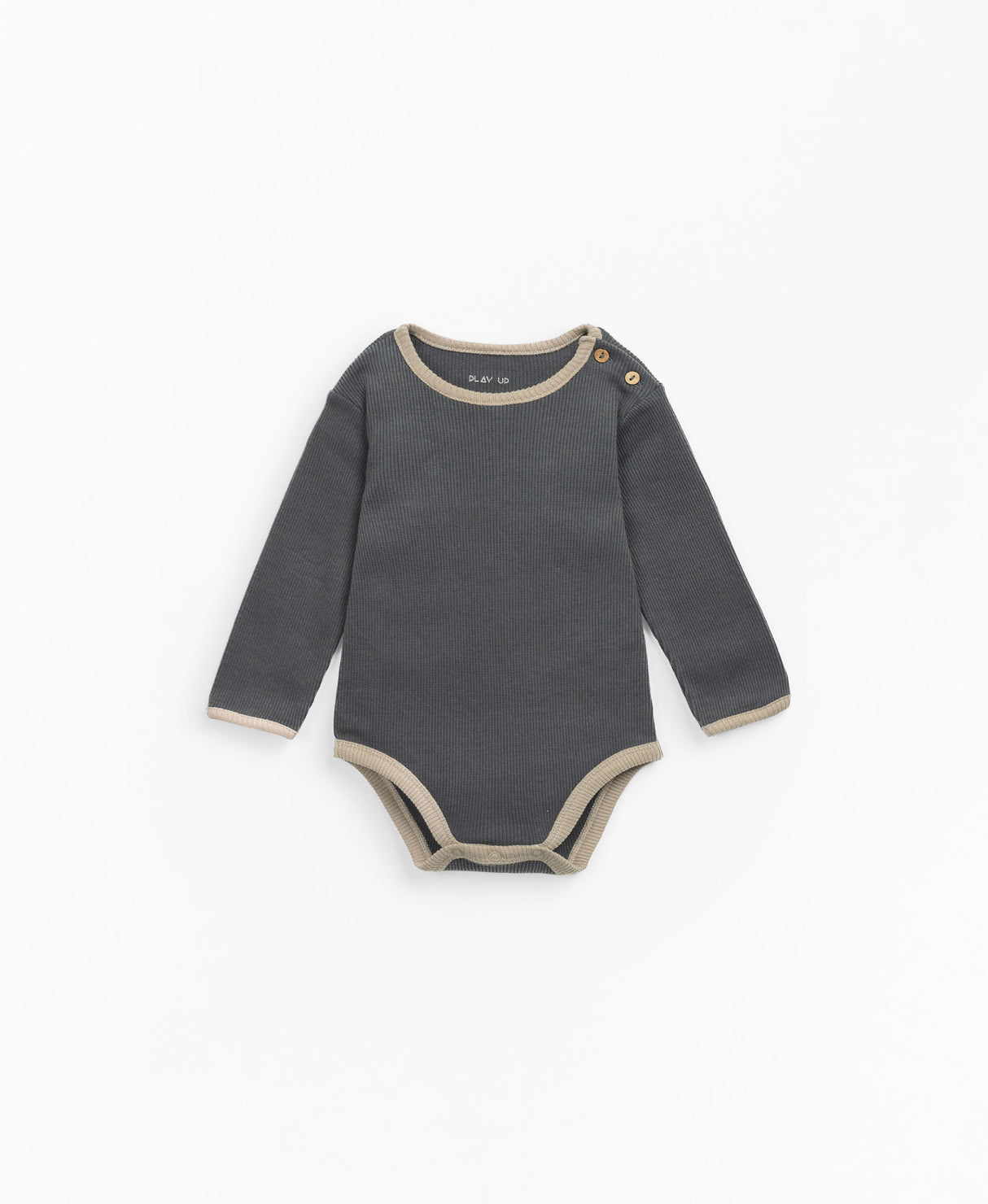 Body in ribbed jersey stitch organic cotton - Navy by Play Up