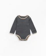 Body in ribbed jersey stitch organic cotton - Navy by Play Up