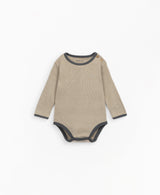 Body in ribbed jersey stitch organic cotton - Tan by Play Up