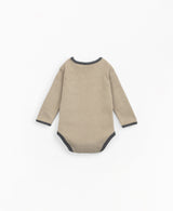 Body in ribbed jersey stitch organic cotton - Tan by Play Up