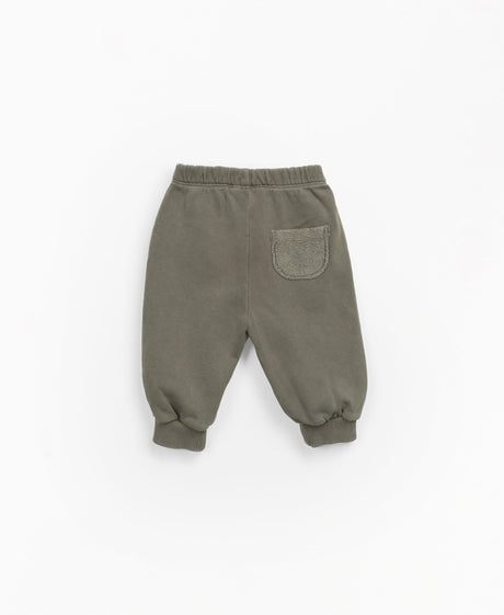 Jersey stitch trousers with rear pocket - Grey by Play Up