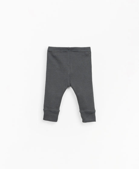 Ribbed jersey knit leggings - Blue by Play Up