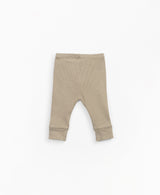 Ribbed jersey knit leggings - Tan by Play Up