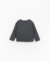 Ribbed jersey knit T-shirt - Blue by Play Up